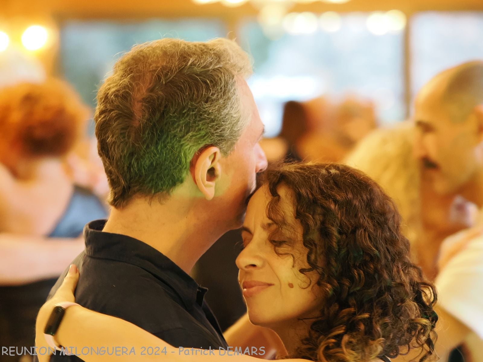Dancers on the floor at a vibrant milonga